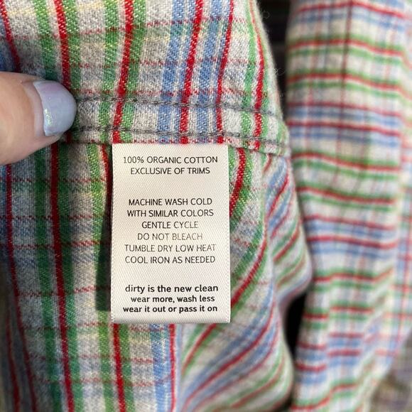 Toad & Co Flannagan Long Sleeve Plaid Button Down Shirt Mens Size XL Flannel - Picture 8 of 10